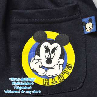 NWT Boys Dark Blue Mickey Mouse Pants 2 8 yrs  