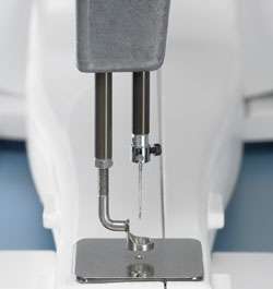   machine at a pre selected needle speed Automatic Needle Positioning