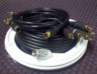HDTV Cable Kit (S Video, Component, & Coaxial) Bundle  