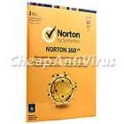 Norton 360 6.0 3 PC User / 1 Year (Brand New Sealed Retail)
