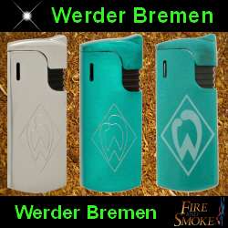 Metall Feuerzeug   Werder Bremen   mit Gravur  NEU   