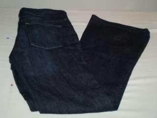 NWOT womens Gap premium flare denim jeans indigo sz 6 ankle