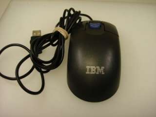 IBM MO09BO 24P0498 USB 3 Button Optical Wired Scroll Point Mouse 