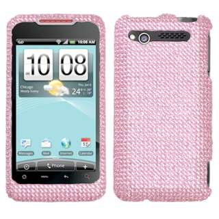 BLING SnapOn Protect Cover Case For HTC MERGE 6325 Pink  