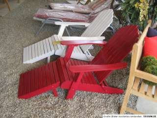 Adirondack Chair & Fuss Deckchair Holz Sessel B Ware  