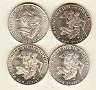 1972 German Olympic Athletes Coins Set of 4 .625 Silver 10 Mark DGFJ