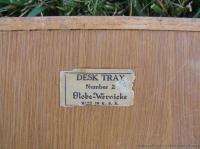 Antique Wood Desk Tray No 2 Globe Wernicke USA c 1920  