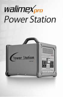 Walimex Pro Power Station Portabler Stromversorger für Flash Lights