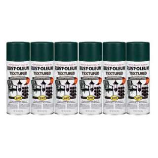   Forest Green Textured Spray Paint (6 Pack) 182787 