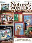 NATURES WONDERS IN LONG STITCH Plastic Canvas Book NEW