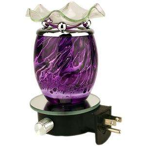 Purple Electric Plug in Oil Warmer Night Light  