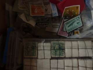 WORLDWIDE MINT/USED EARLY MID 100s LOOSE STAMPS/MISC. CHAOTIC BOX LOT 