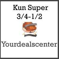 Genuine Kun Super Violin Shoulder Rest 3/4 1/2  
