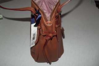   & Bourke Saddle Brown Large Nina New NWT Calf Leather Shoulder Bag
