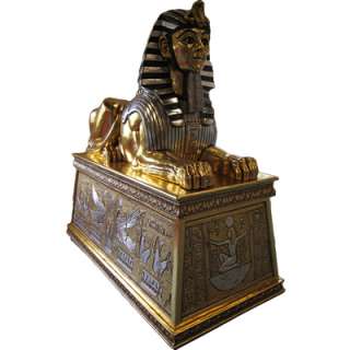 Egyptian Sphinx Statue on a Base  