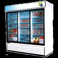   Air TGM 69R Commercial Refrigerator 78 3 Glass Door Merchandiser