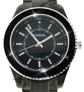FOSSIL Uhr Damenuhr ES2454 Uhren Kristalle black magic  