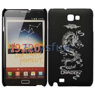   Dragon Black Hard Cover Case Skin for Samsung Galaxy Note i9220  