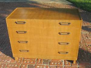 Mid Century Baker Furniture 5 Drawer Dresser Chest  