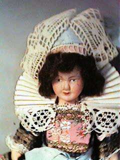 Charming 7 Celluloid Doll French Provincial Outfit  