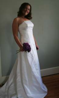 Sample Sale Jim Hjelm 4309 strapless bridal gown sz10  