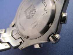 TAG Heuer Mens CJ1110. Link Quartz Split Seconds Chronograph Watch NO 
