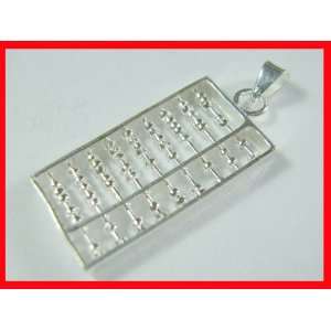  Chinese Abacus Pendant Solid Sterling Silver Everything 