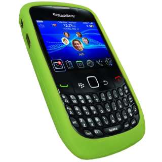 GREEN Skin Case Cover for BlackBerry New Curve 8520  