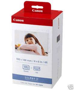 Canon KP 108IN Photo Pack 108 sheets, 3 ink Carts KP108  