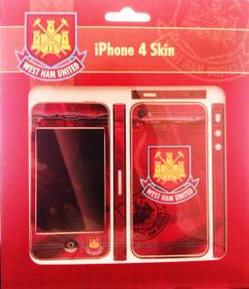 New official West Ham United FC iphone 4 skin sticker  