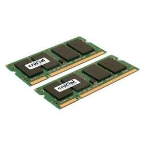   2GB kit (1GBx2) SODIMM DDR2 64 By Crucial Technology Electronics