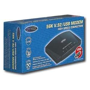  Dynex 56K V.92 USB External Data/Fax Modem