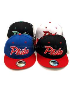 Phila Flat Peak Baseball Snapback Hip Hop Caps  