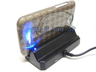 USB Dock Desktop Battery Charger Cradle For HTC One X  