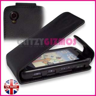 LEATHER FLIP COVER CASE POUCH FOR LG GT505  