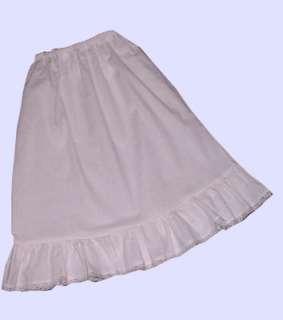 Victorian style girls petticoat for age 8/9/10 years. Elasticated 