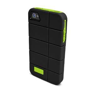  iFrogz IP4CCN BLK/GRN Cocoon Case for Apple iPhone 4/4S 