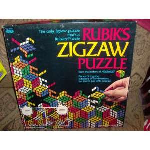    Rare 1982 Rubiks Zigzaw Puzzle By Ideal Toy Corp Toys & Games