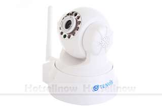 OEM Tenvis Black Wireless Security IP Camera 2 Audio Night Vision Home 
