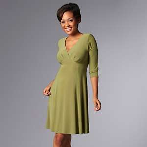 Tiana B. The Perfect Fit V neck Jersey Dress 