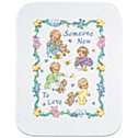 Baby Hugs Quilt Stamped Cross Stitch Kit   43 x 34 Someone New at 