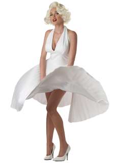 Teen Marilyn Monroe Deluxe White Dress   Teen Marilyn Monroe Costumes