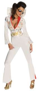 Secret Wishes Elvis Adult Costume   Includes Jumpsuit and scarf. Does 