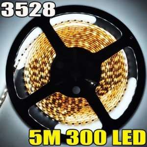 Meter / 16.4 Feet White 3528 SMD LED Flexible Light Strip 300 LEDS 60 