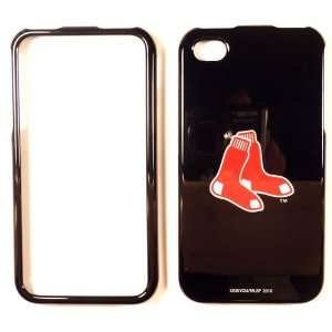  Boston Red Sox Glossy Apple iPhone 4 4G 4S Faceplate Case Cover 