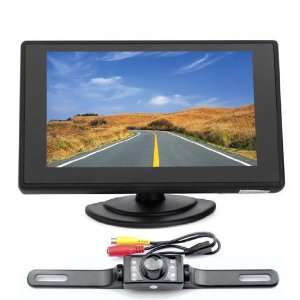   TFT LCD Monitor + Car Night Vision IR Rear Camera