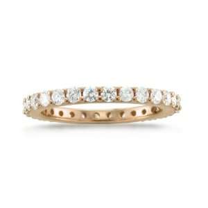   Gold Diamond Eternity Band Ring (GH, SI3 I1, 1.00 carat) Jewelry