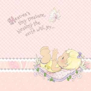   By Hallmark Precious Moments Baby Girl Lunch Napkins 