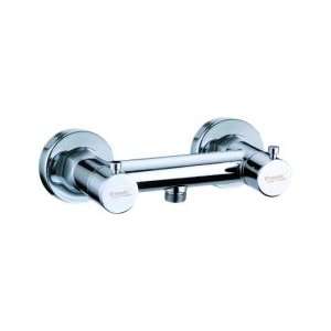   Warranty Two Handles Chrome Wall mount Shower Faucet