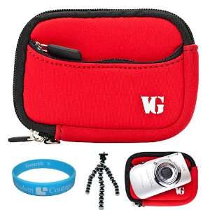 com Red Mini Glove Protective Neoprene Sleeve Carrying Case for Nikon 